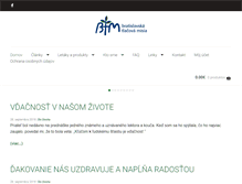 Tablet Screenshot of btm.sk